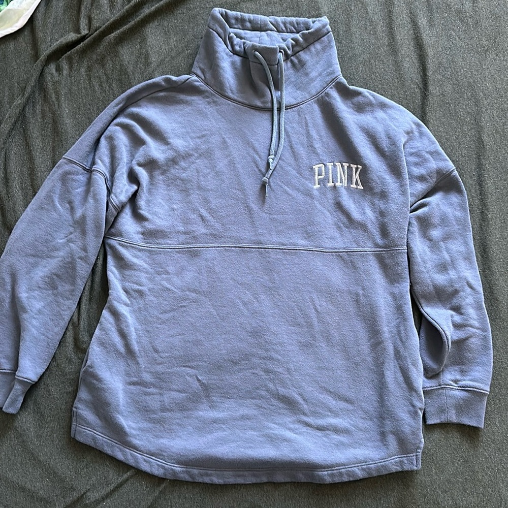 Victoria Secret “love pink” loose turtle neck hoodie.